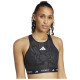 Adidas Γυναικείο μπουστάκι Techfit Medium-Support High-Neck Print Bra